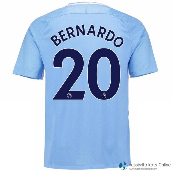 Manchester City Trikot Heim Bernardo 2017-18 Fussballtrikots Günstig